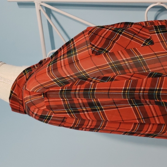 Sheer Plaid Button Up - Picture 6 of 11